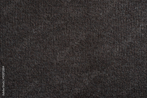 Brown knitting wool texture background. © naataali