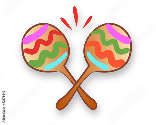 Mexican traditional maracas