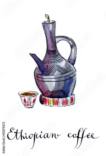 Clay coffee pot