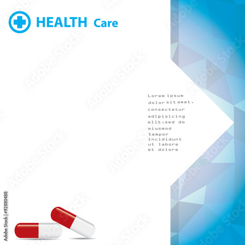 Abstract  medical background (Vector).