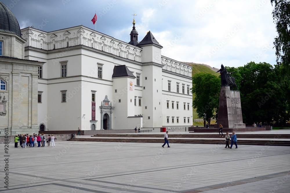 Fototapeta premium Palace of the Grand Dukes of Lithuania in Vilnius city