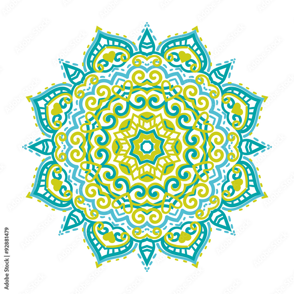 Vector mandala ornament Vector mandala ornament