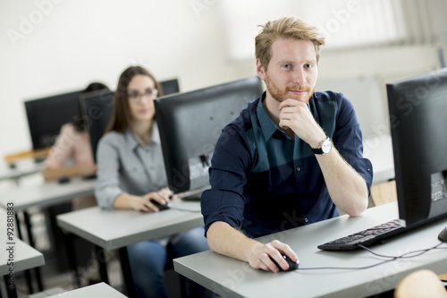 Young people in the classroom