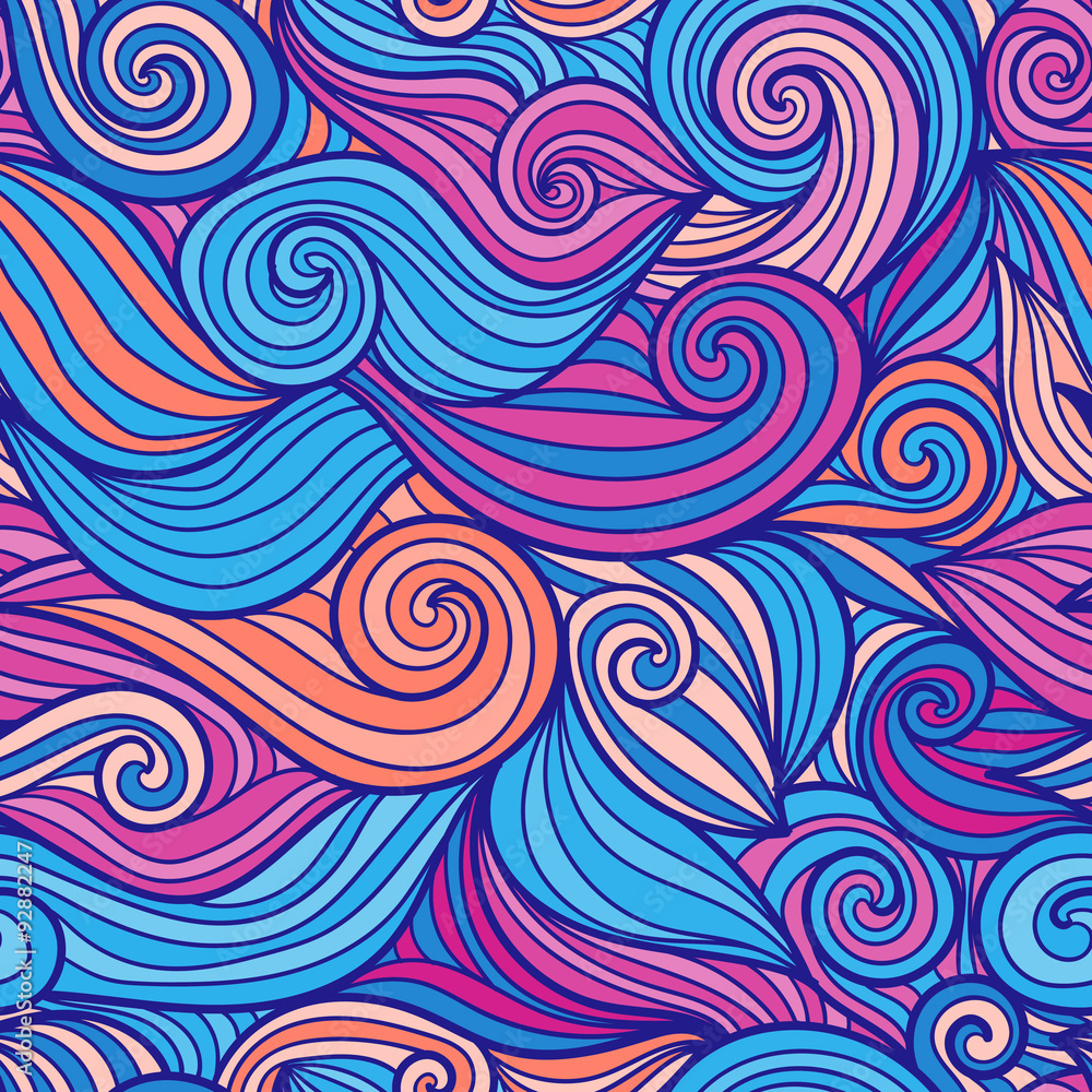 Seamless wave pattern Seamless wave pattern