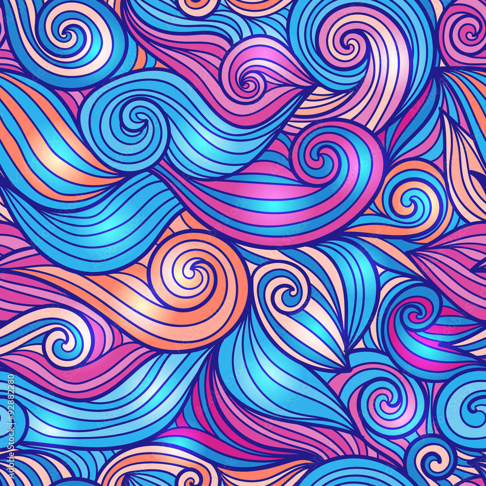 Seamless wave pattern Seamless wave pattern