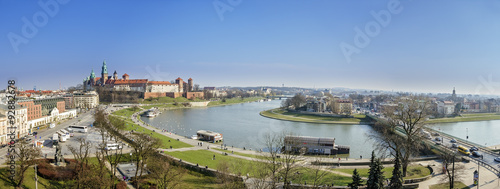 Panaroma of Cracow, Malopolska Province, Poland. #92882678
