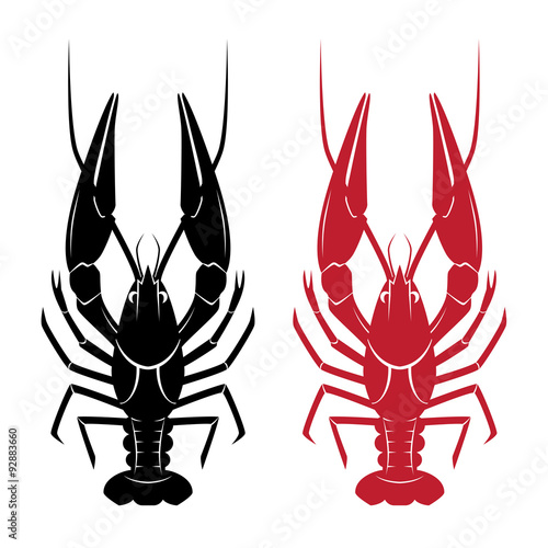 Illustration of crawfish