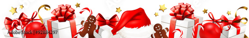 Weihnachtsgeschenke - Bordüre