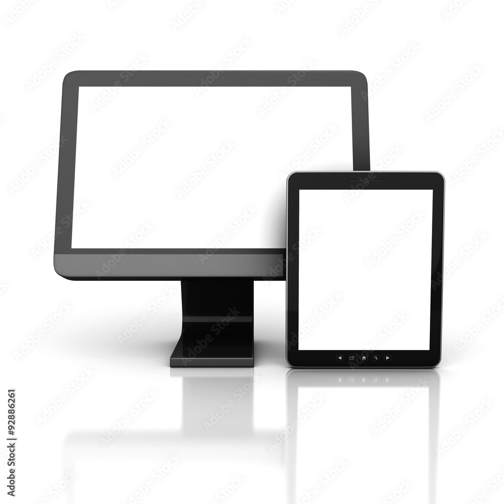 Computer Monitor With Tablet PC Computer Monitor With Tablet PC