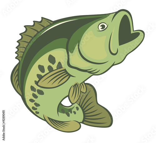 The figure shows a fish bass