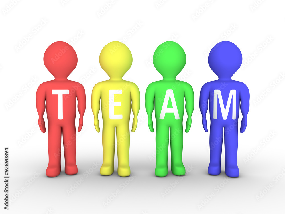 Group of people as team Group of people as team
