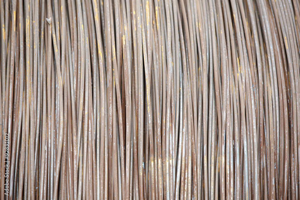 Stack of galvanised wires
Stack of galvanised wires