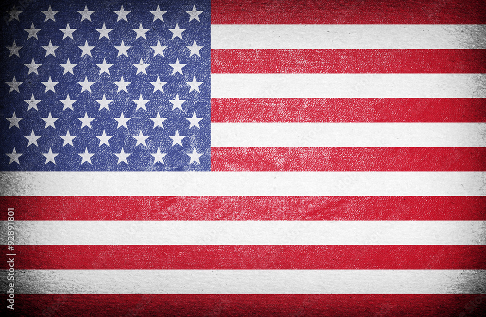 Fototapeta premium Vintage American Flag