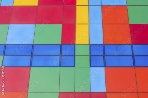 decorative tiles on the wall