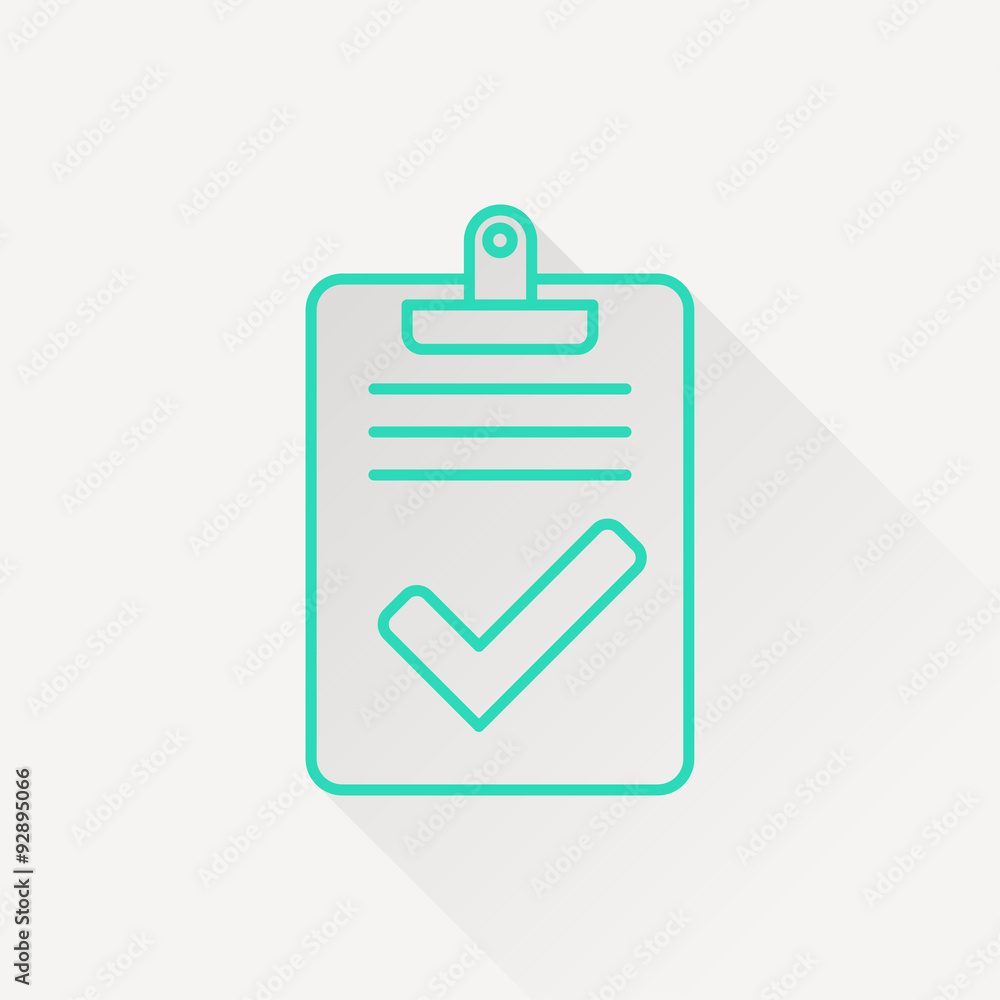 Quality control related vector icon. Pass Quality control related vector icon. Pass