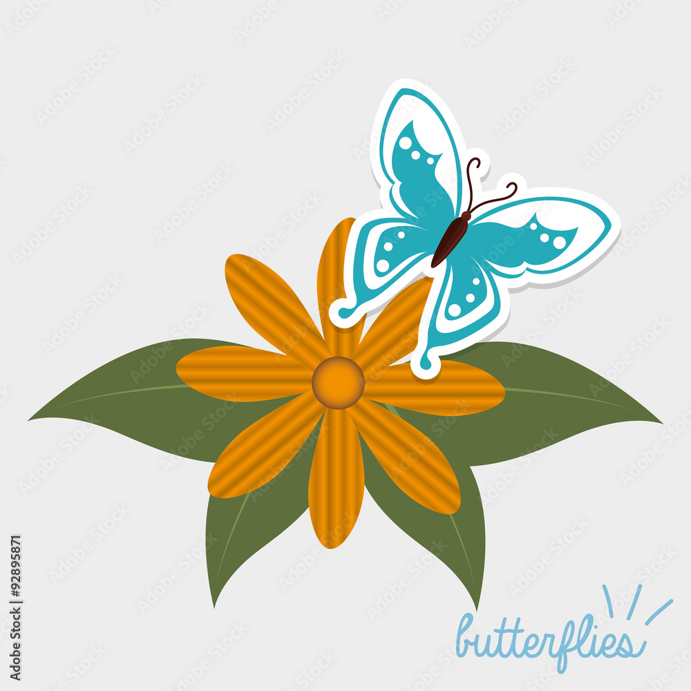 Fototapeta premium beautiful floral design