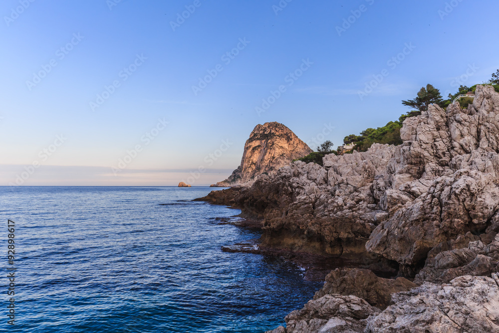 Sicilian Coastline in the Evening