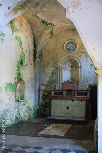 Interior of Carmine church, Erice © bepsphoto
