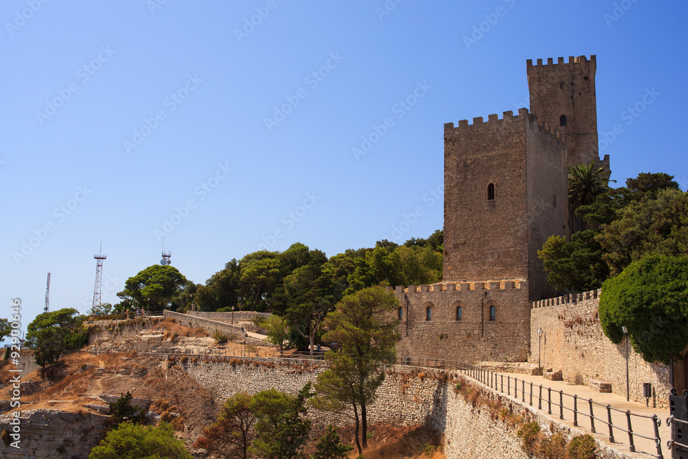 Norman castle called Torri del Balio, Erice