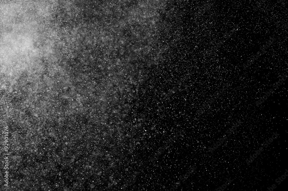 Fototapeta premium abstract splashes of water on a black background. abstract spray of water. abstract rain. shower water drops. abstract texture.