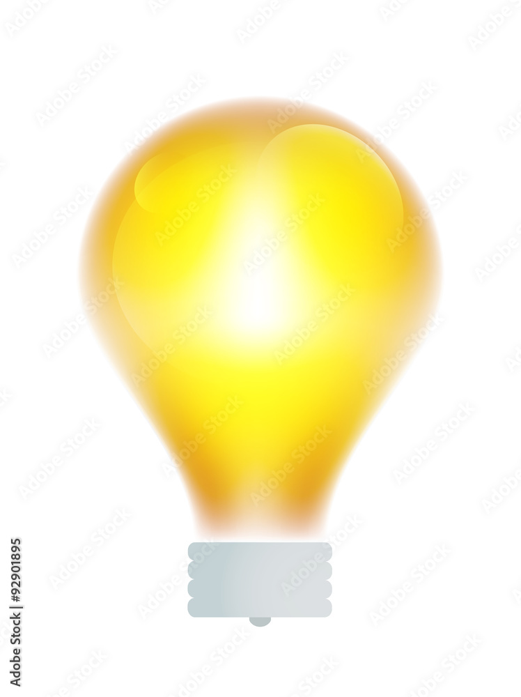 Bulb lamp transparent isolated Bulb lamp transparent isolated