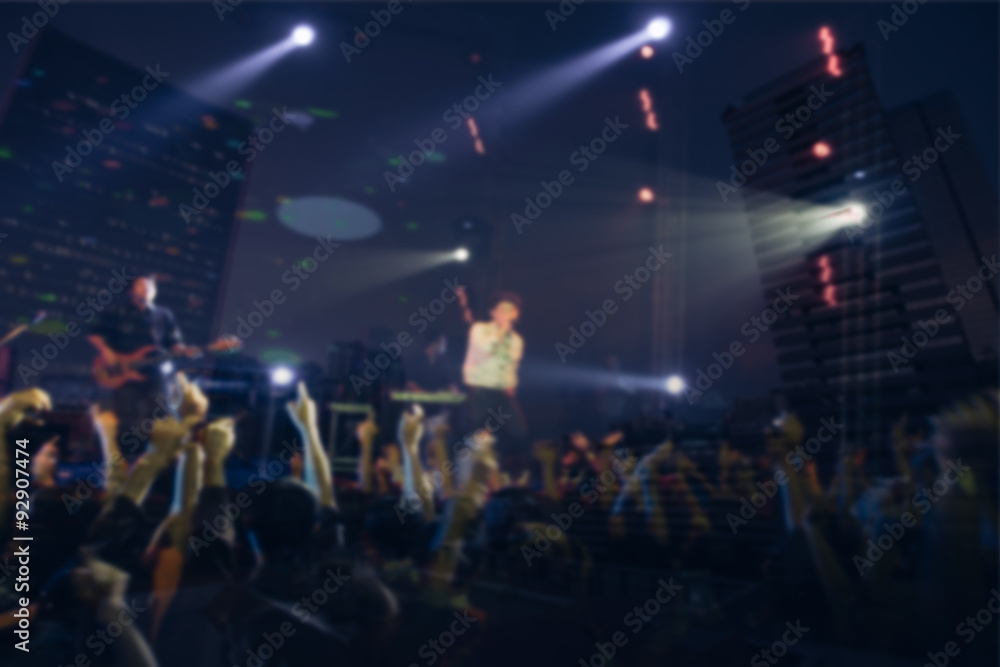 abstract concert musical party blur background