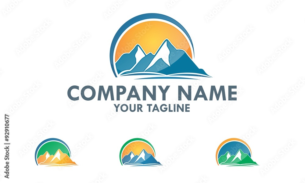 Naklejka premium Logo Design Plants