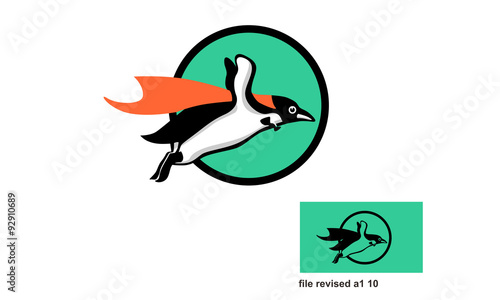 penguin in circle