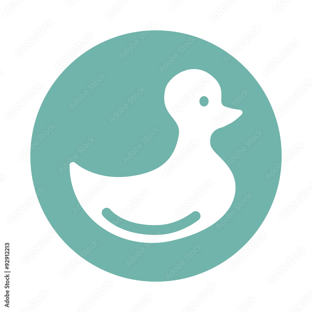 Toy duck icon Toy duck icon