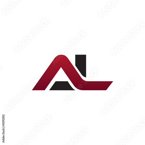 Letter Initial Logotype AL