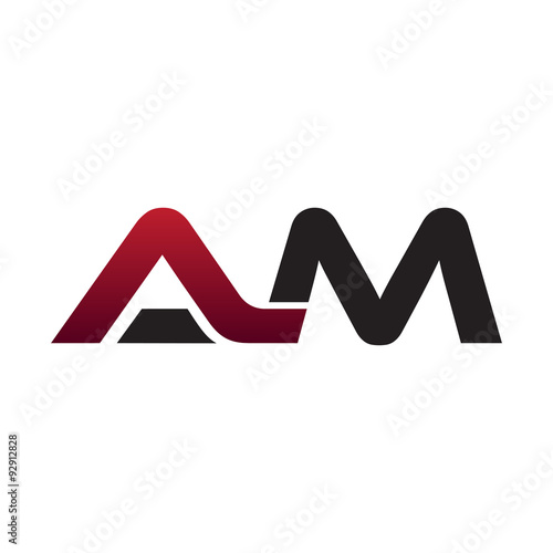 Letter Initial Logotype AM