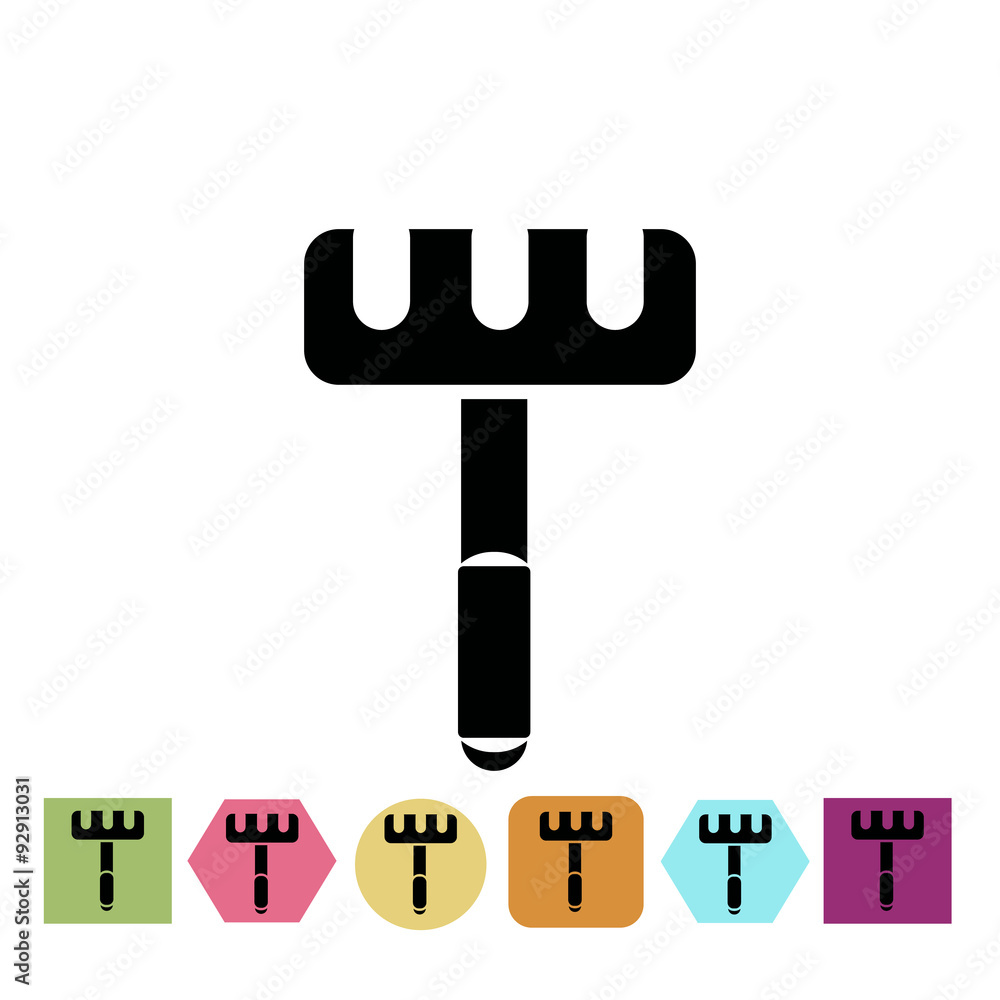 Agriculture rakes icon Agriculture rakes icon