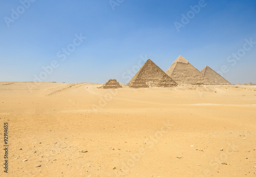 pyramids of Giza in Cairo