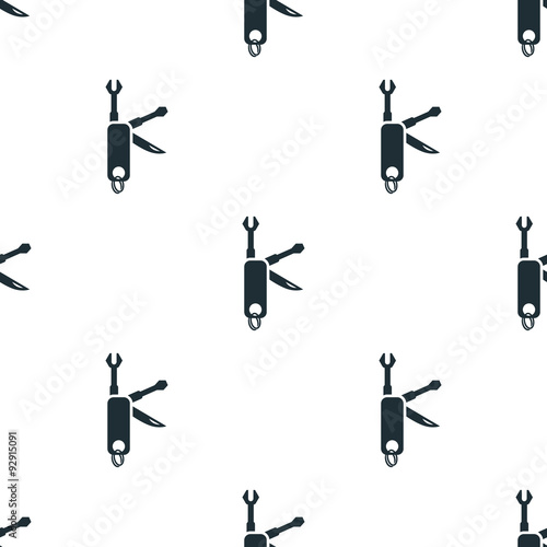 Compact set of construction tools icon