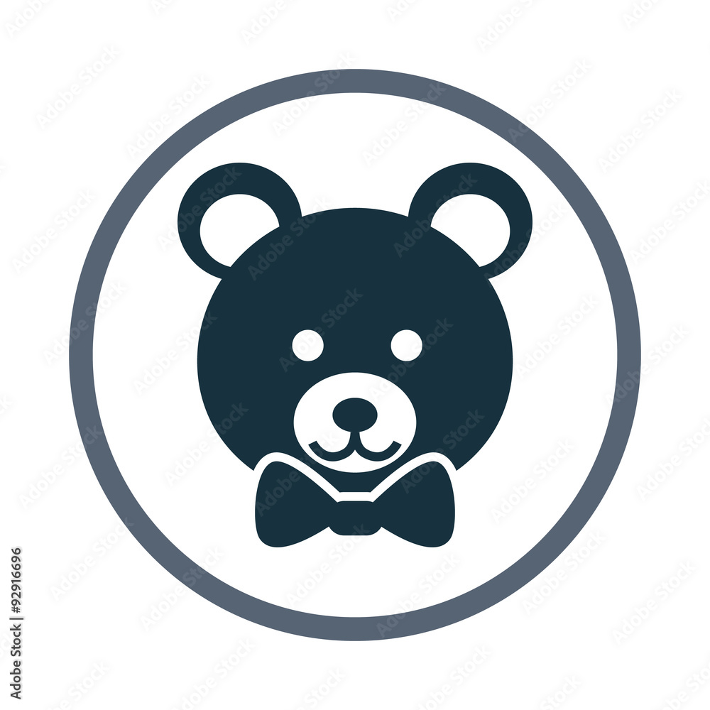 Toy bear icon Toy bear icon