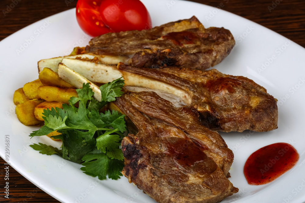 Grilled lamb chops Grilled lamb chops