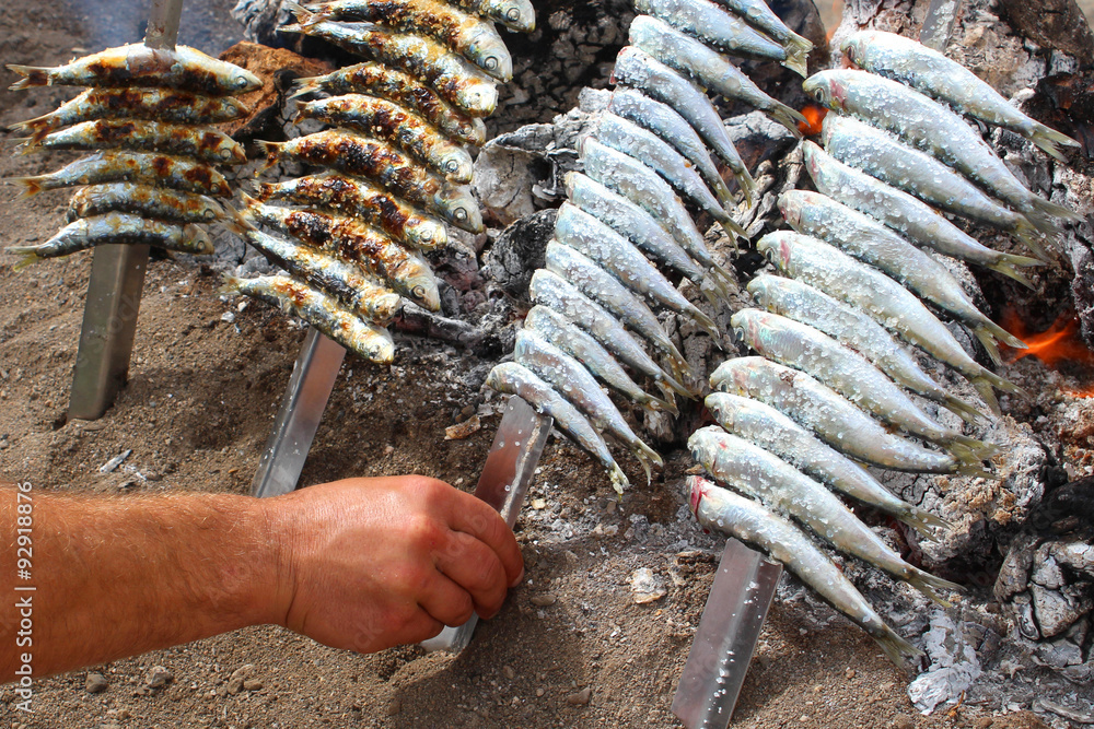 Sardines grillées / Costa del Sol (Espagne) Photos Adobe Stock