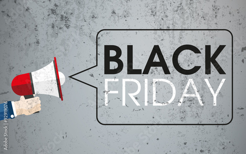 Hand Bullhorn Concrete Black Friday