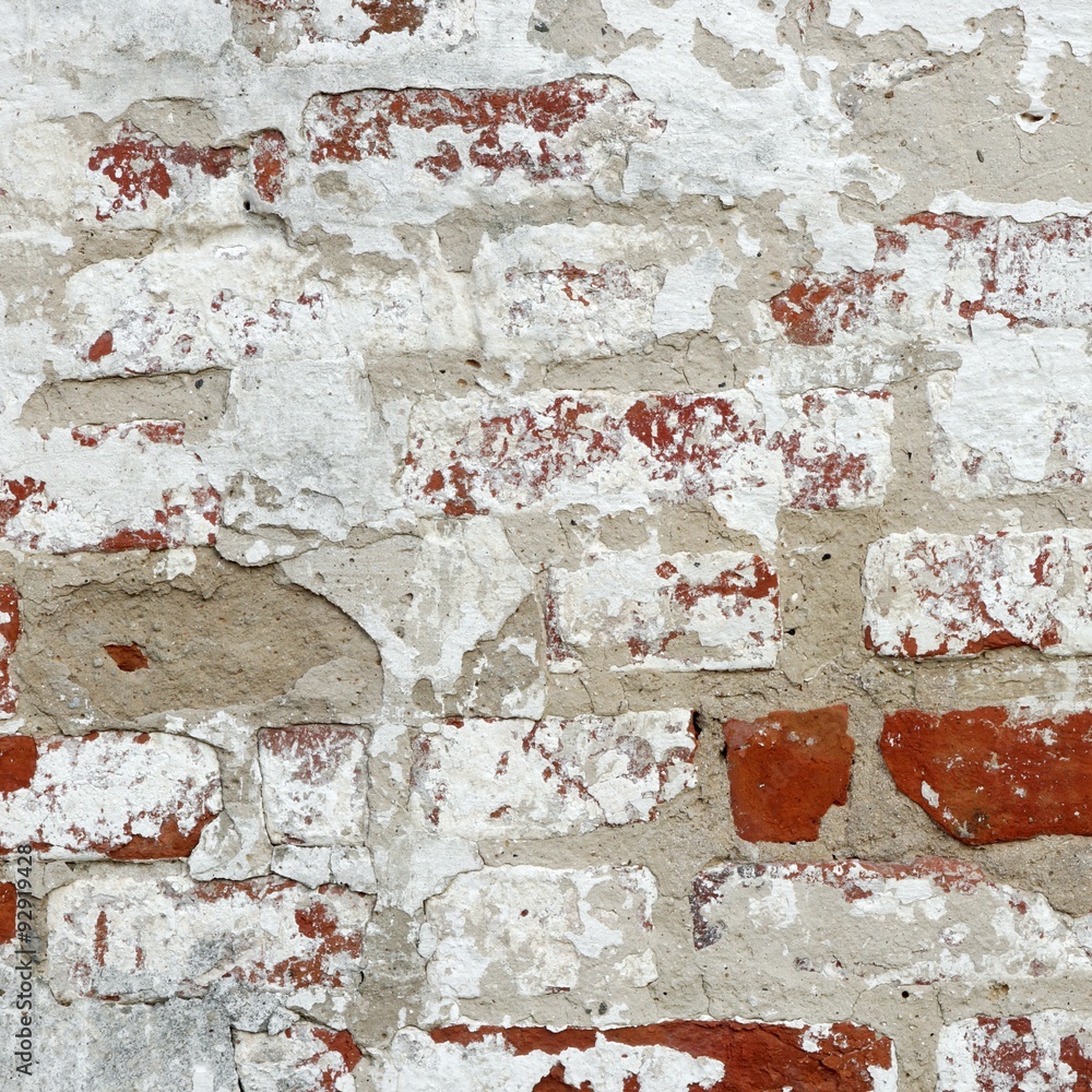 Red White Old Brick Wall Whitewash Frame Background Texture Red White Old Brick Wall Whitewash Frame Background Texture