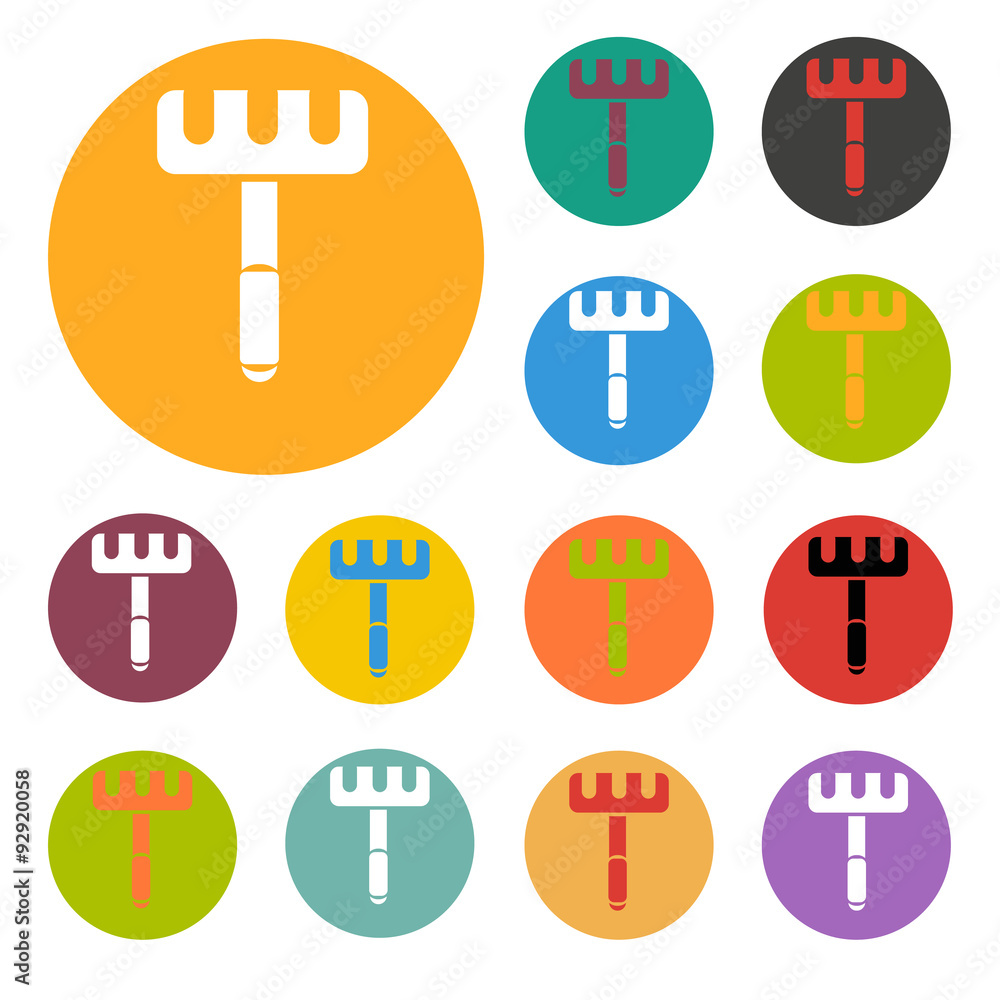 Agriculture rakes icon Agriculture rakes icon