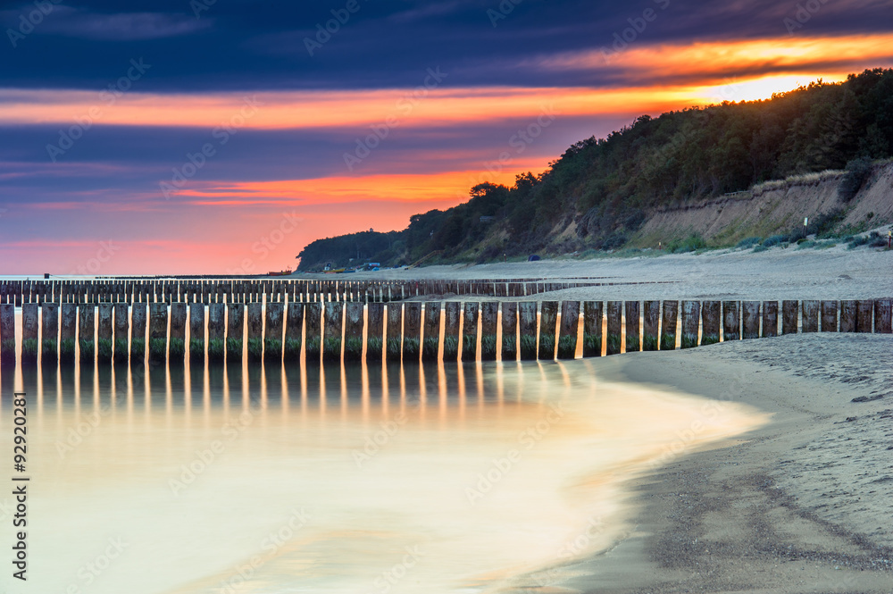 sunrise on the Baltic Sea