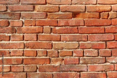 Old Red Brick Wall Background Texture
