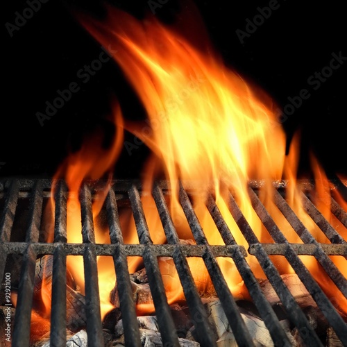 BBQ Grill Abstract Frame Background Texture