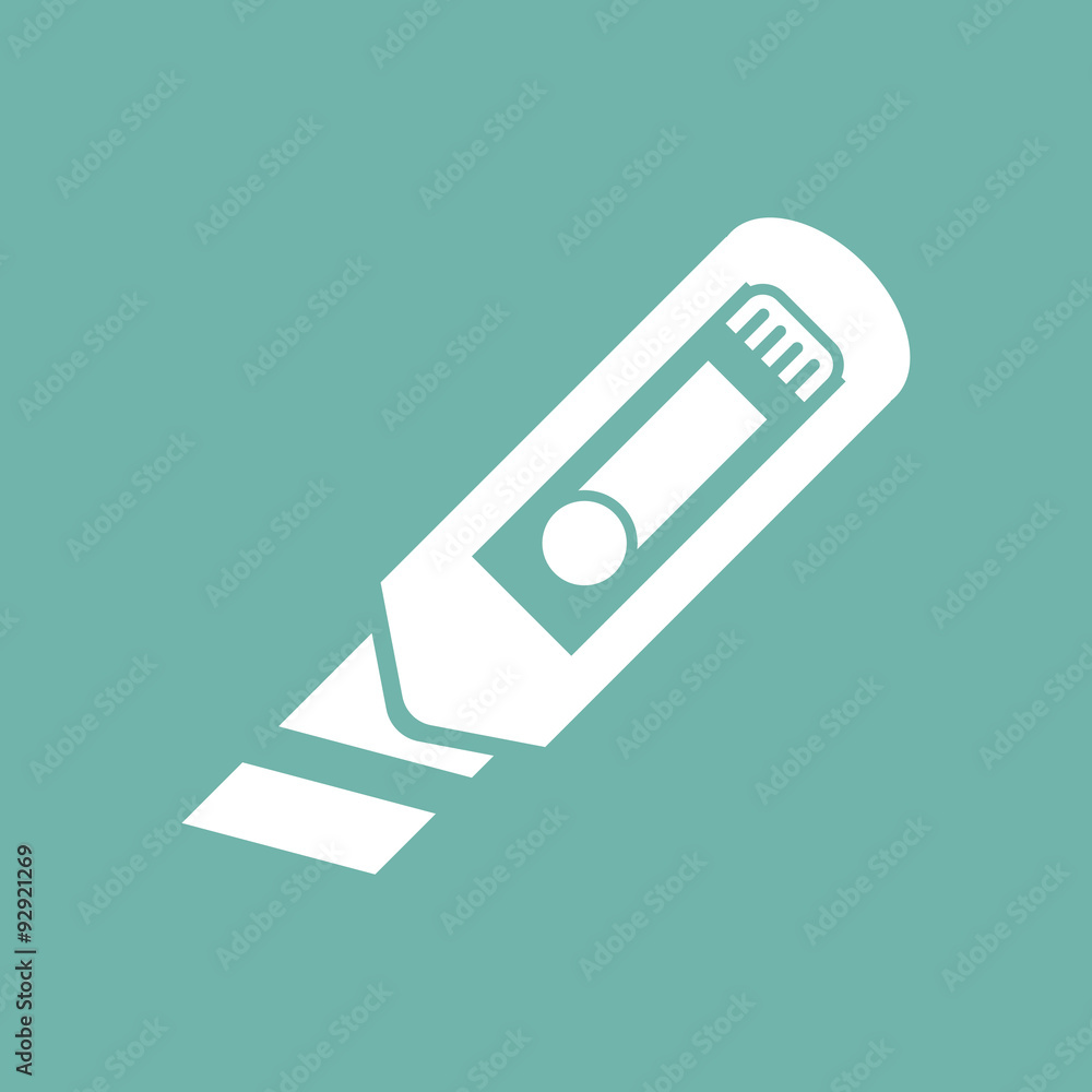 Construction knife icon Construction knife icon