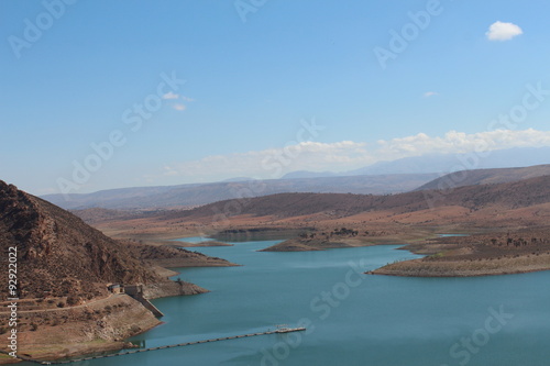 The famous Moroccan storage pond, near the Agadir. 