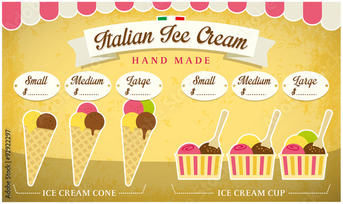 Italian Ice Cream photo