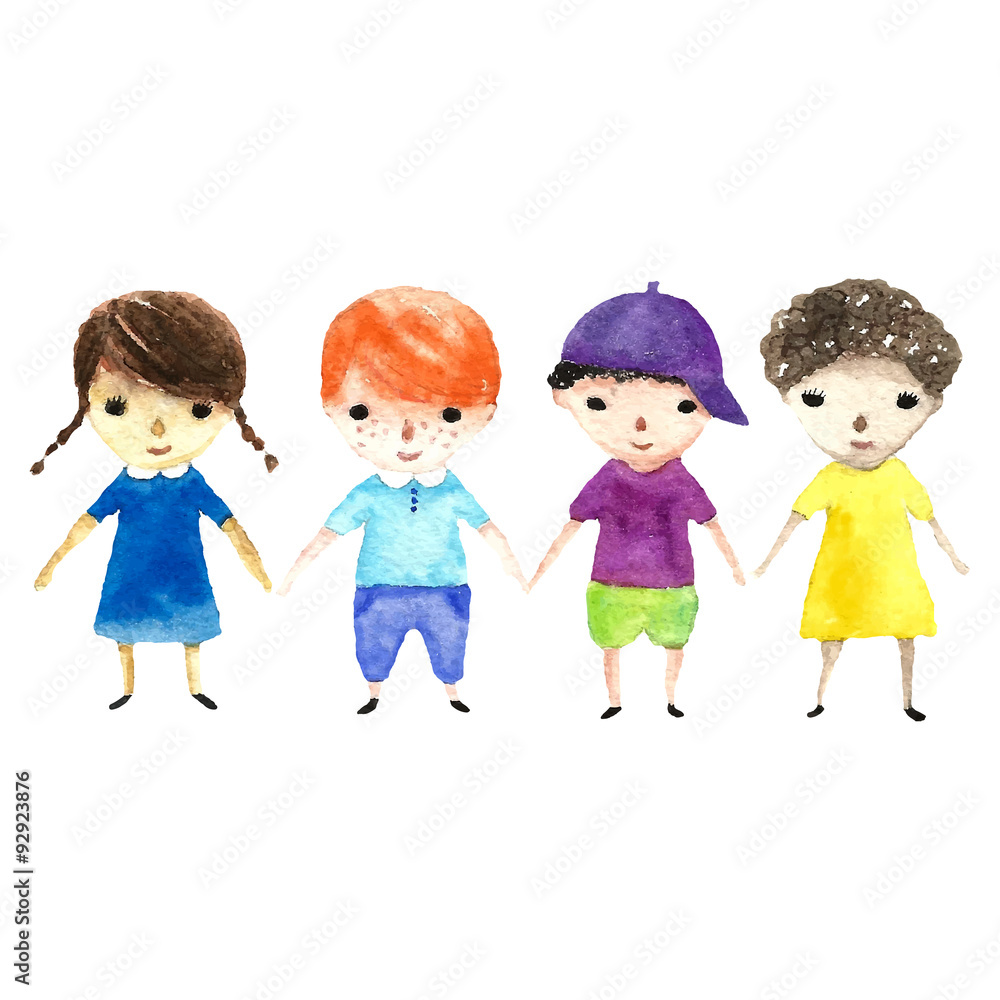 Children illustration. Children illustration.