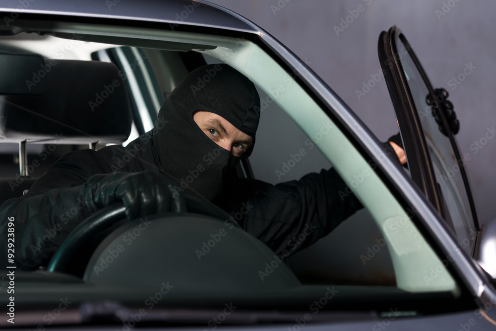 Leaving with stolen vehicle Leaving with stolen vehicle