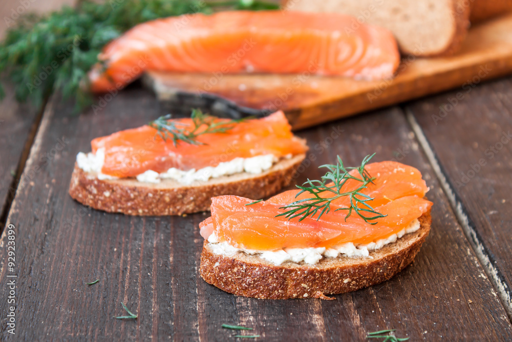 salmon sandwich salmon sandwich
