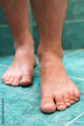 Healthy male feet